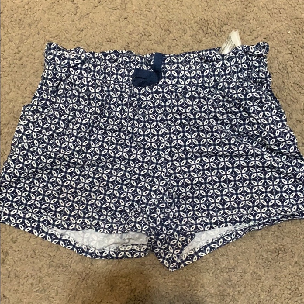 Blue and White Shorts